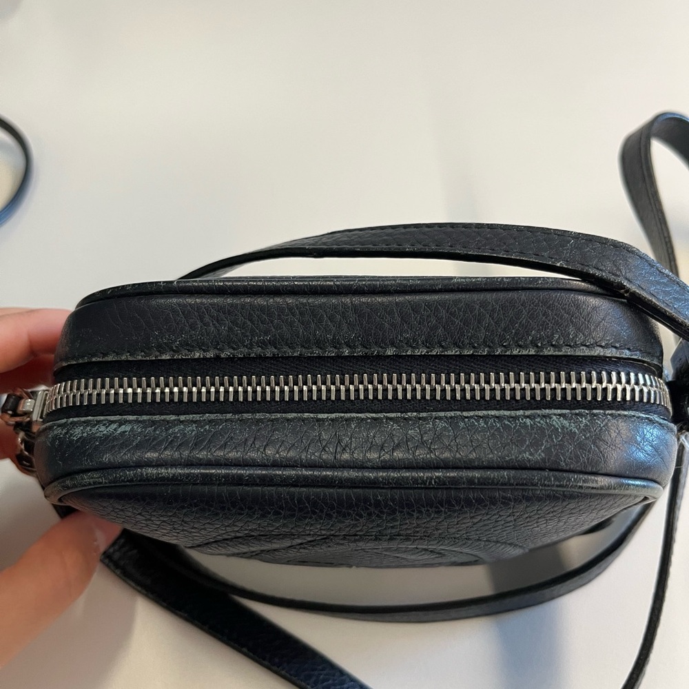 SOLD Gucci Black Leather Mini Soho Disco Crossbody Bag - Picture 4 of 11